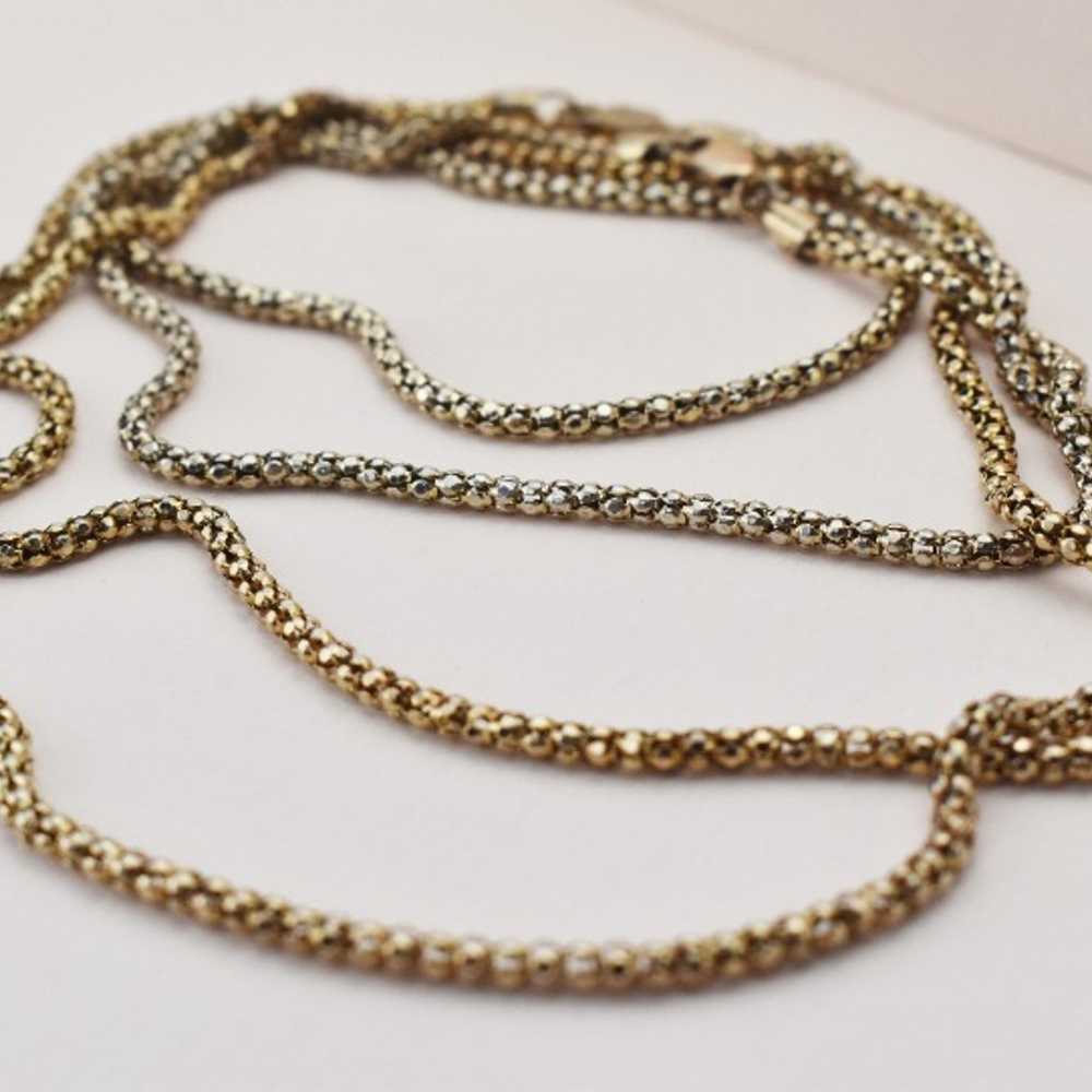 Chunky chain 925 sterling silver necklace set - image 5