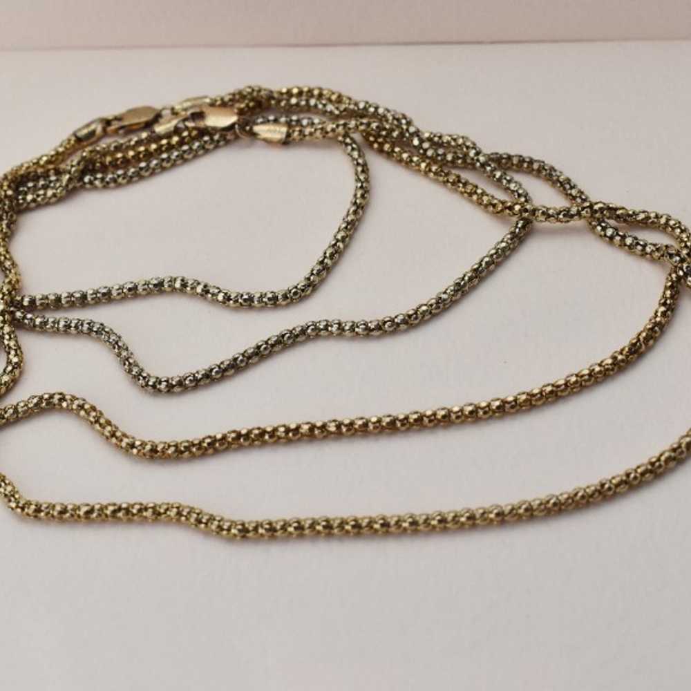 Chunky chain 925 sterling silver necklace set - image 8