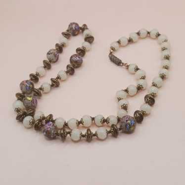 Vintage Cake Beads 24' Necklace - image 1