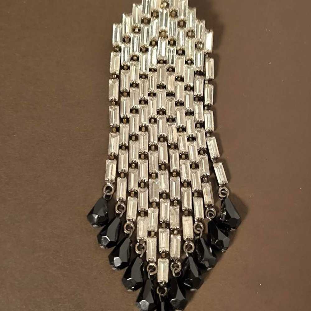 Vintage Rhinestone Giorgio Armani Brooch - image 2