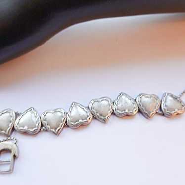 Sterling Silver Heart Bracelet