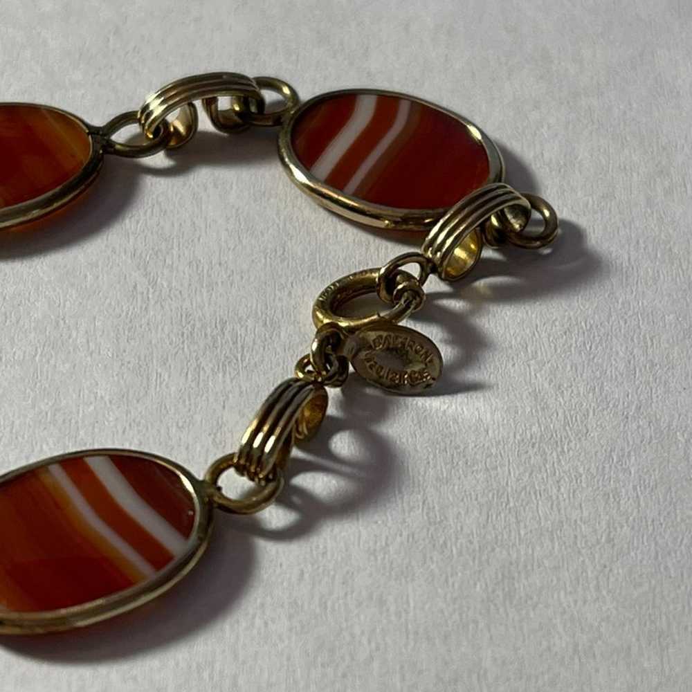 VINTAGE BAL-RON 10K GOLD FILLED BRACELET - image 3