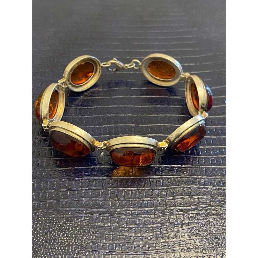 Valerio 888 Co. Genuine Baltic Amber Sterling Sil… - image 3