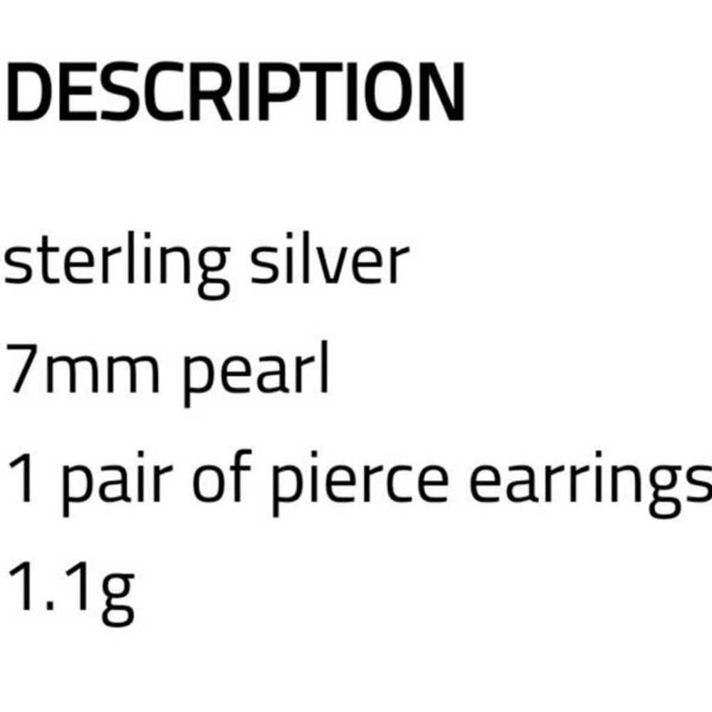 GENUINE FRESHWATER PEARLS SET!! STERLING SILVER 9… - image 9