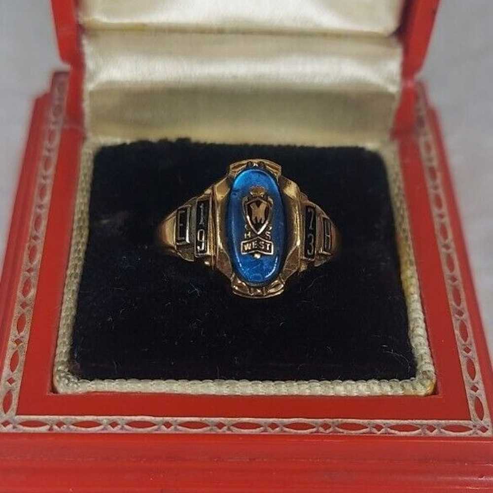 Vintage 1973 West High School 10k Gold Balfour Cl… - image 9