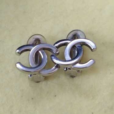 CHANEL Earrings Coco Mark Vintage