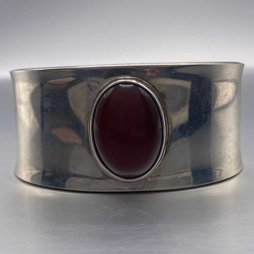 Vintage MEXICO 925 Cuff Bracelet - image 1