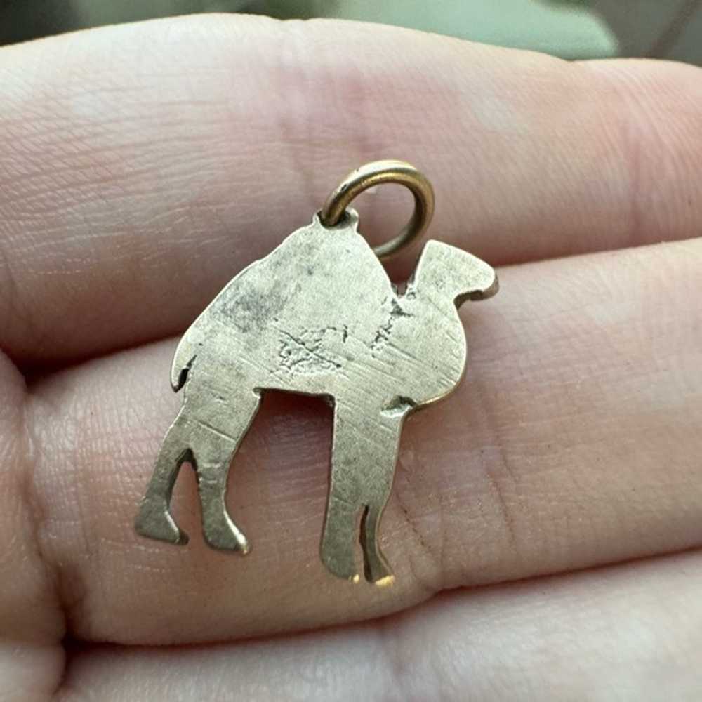 Antique  solid 10k yellow gold Camel Arabic Al-Ḥa… - image 10