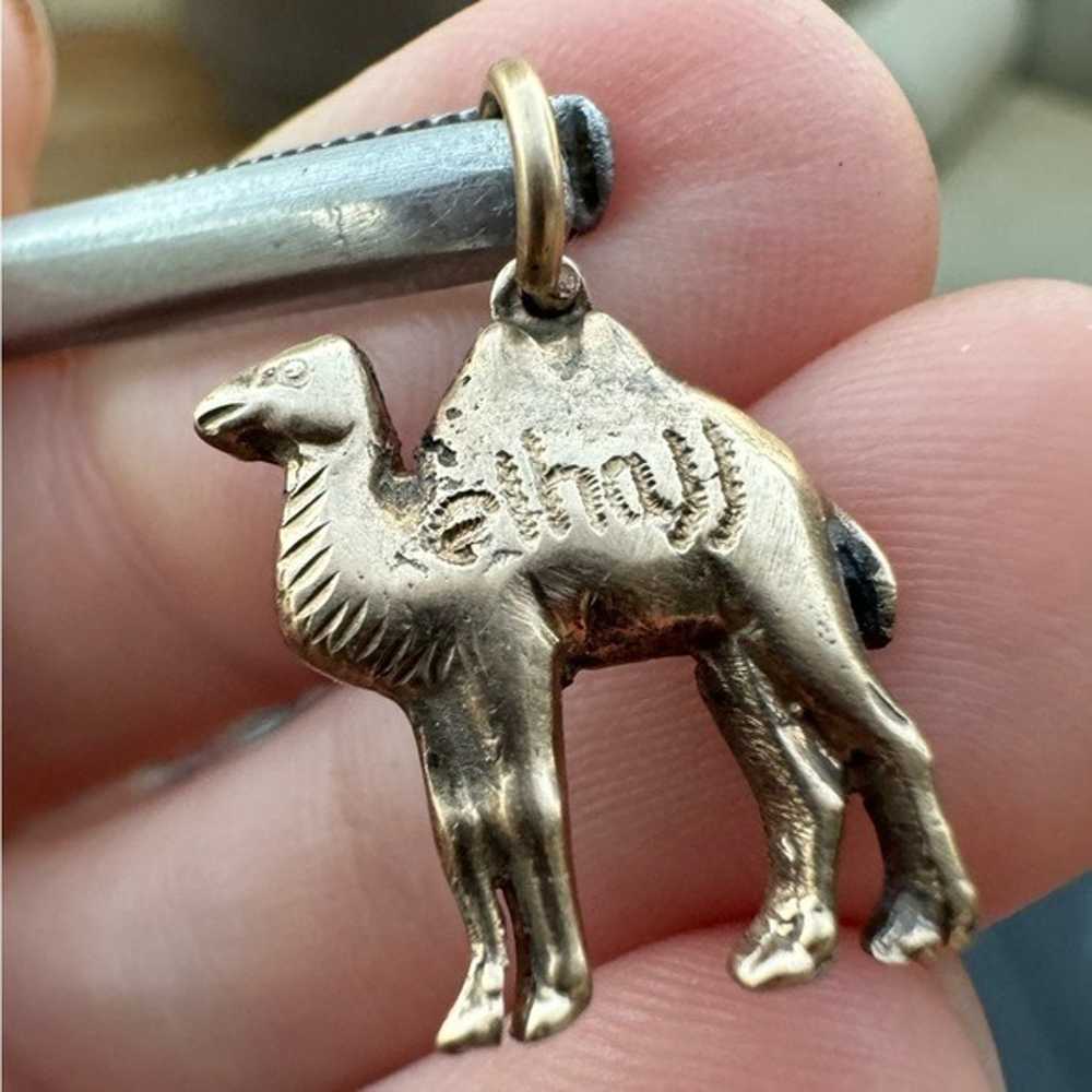 Antique  solid 10k yellow gold Camel Arabic Al-Ḥa… - image 12