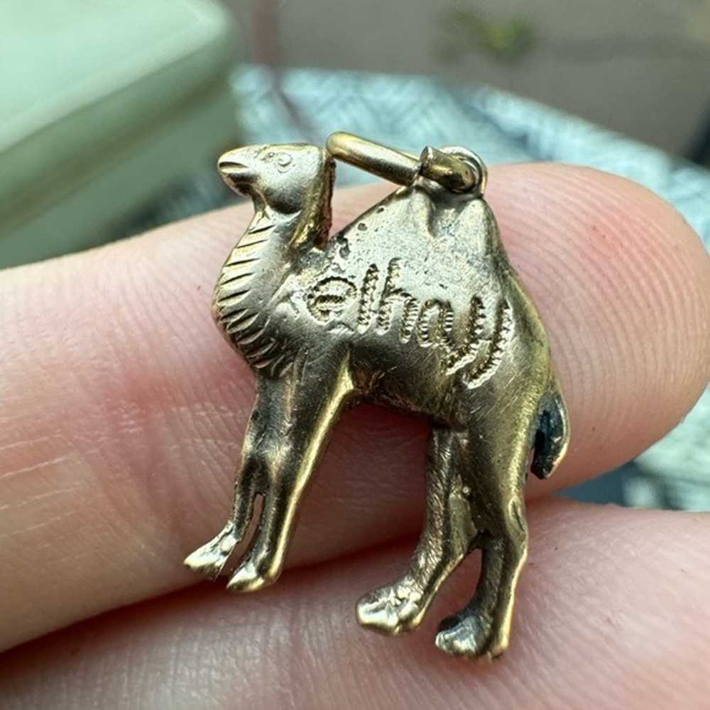 Antique  solid 10k yellow gold Camel Arabic Al-Ḥa… - image 5