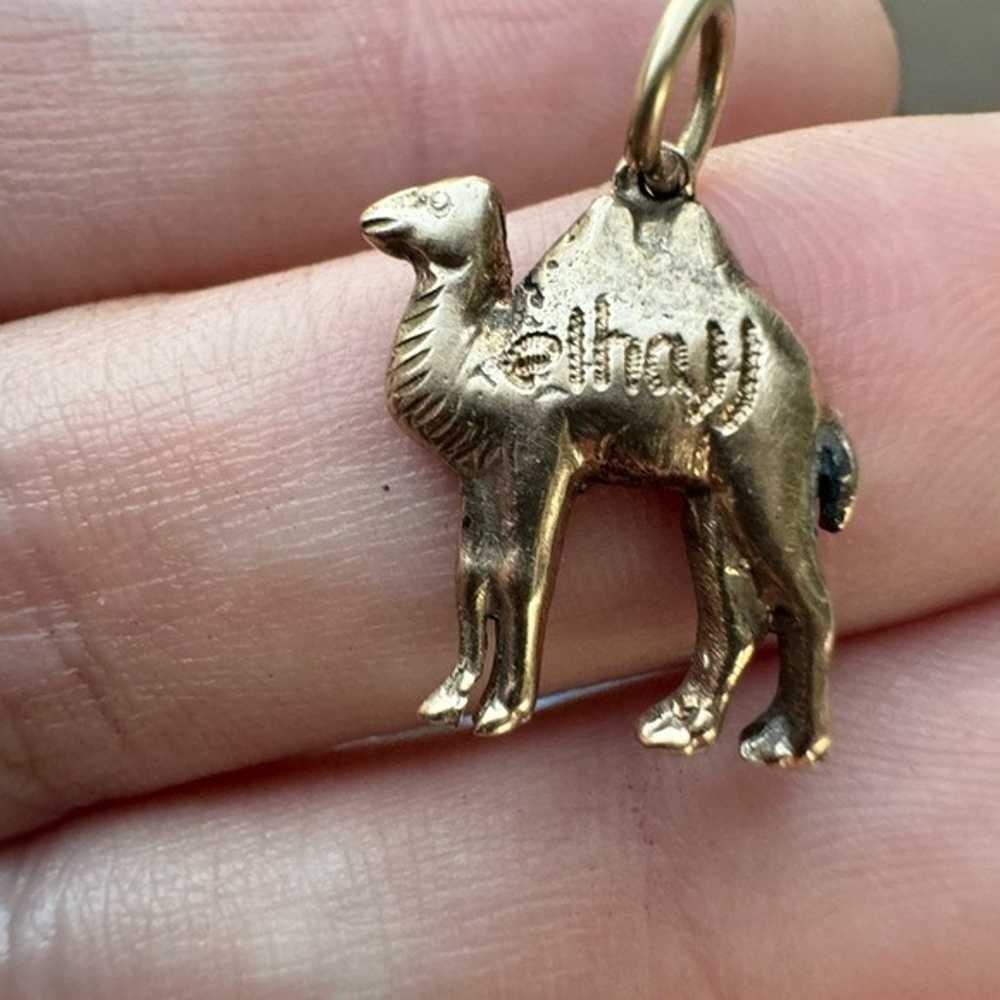 Antique  solid 10k yellow gold Camel Arabic Al-Ḥa… - image 6