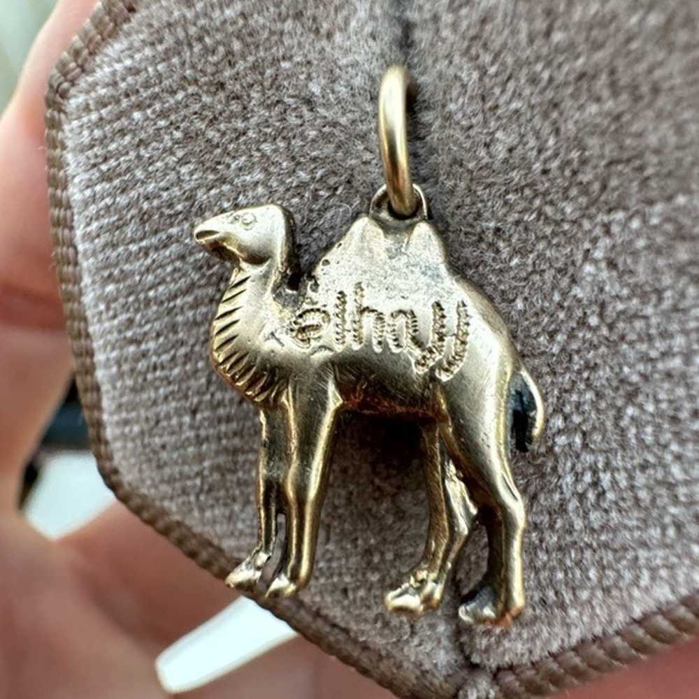 Antique  solid 10k yellow gold Camel Arabic Al-Ḥa… - image 8