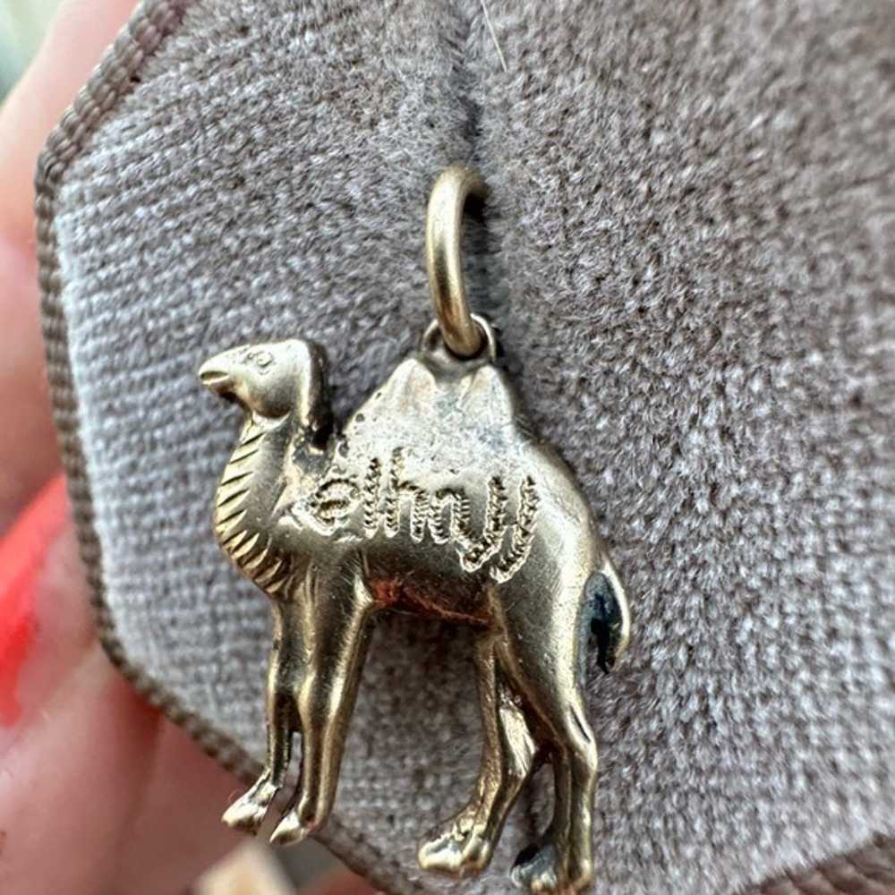 Antique  solid 10k yellow gold Camel Arabic Al-Ḥa… - image 9