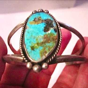 Sterling Silver Turquoise Cuff