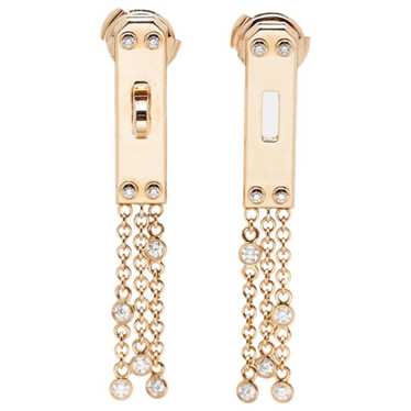 Hermès Pink gold earrings