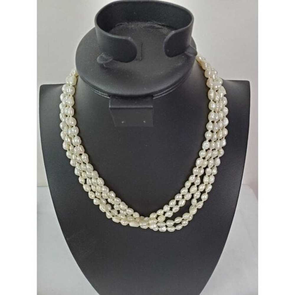 Vintage White Freshwater Pearl 36" Long‎ Endless … - image 1