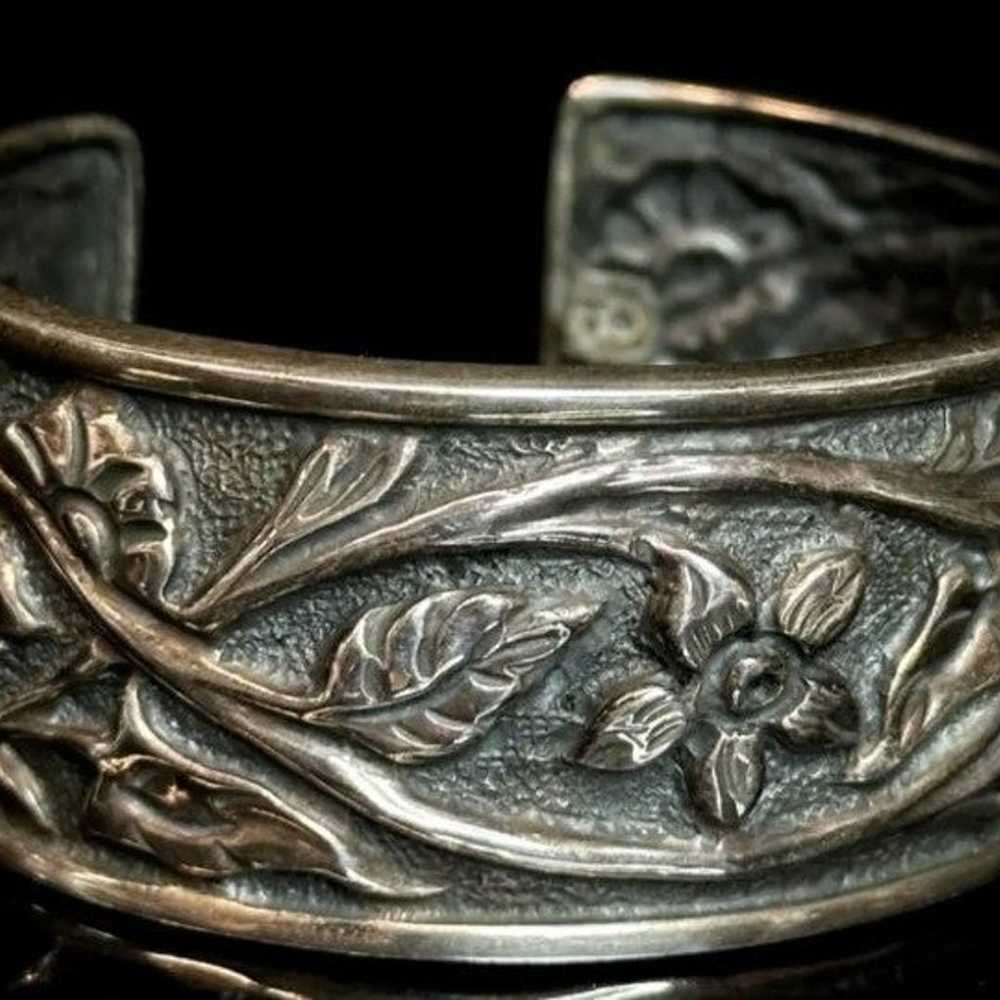 RARE Silpada Sterling Silver Cuff Bracelet - image 11