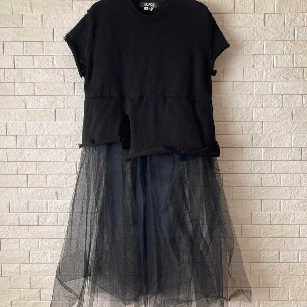 Black Comme des Garçons Docking Dress - image 1