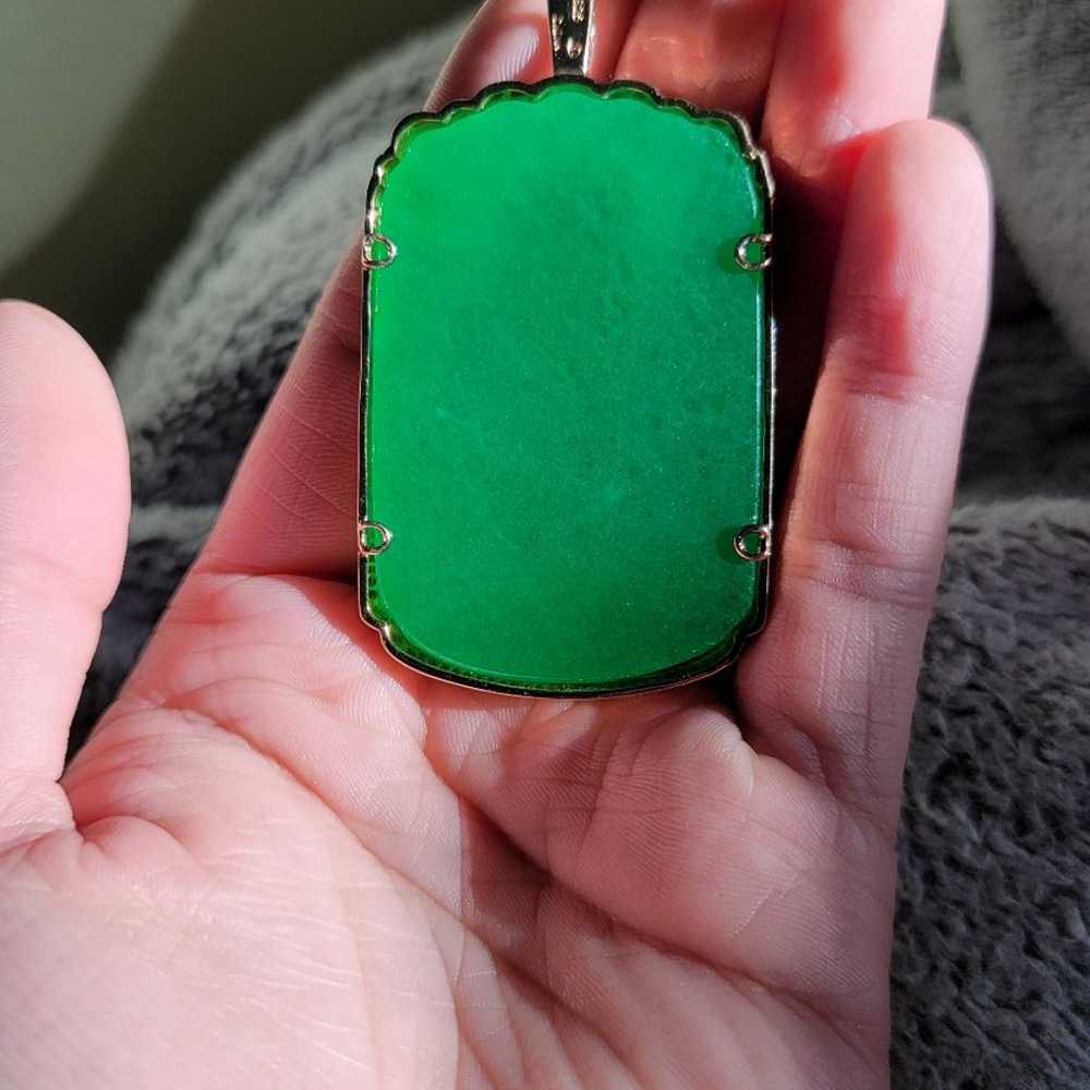 Jade buddha pendant - image 4