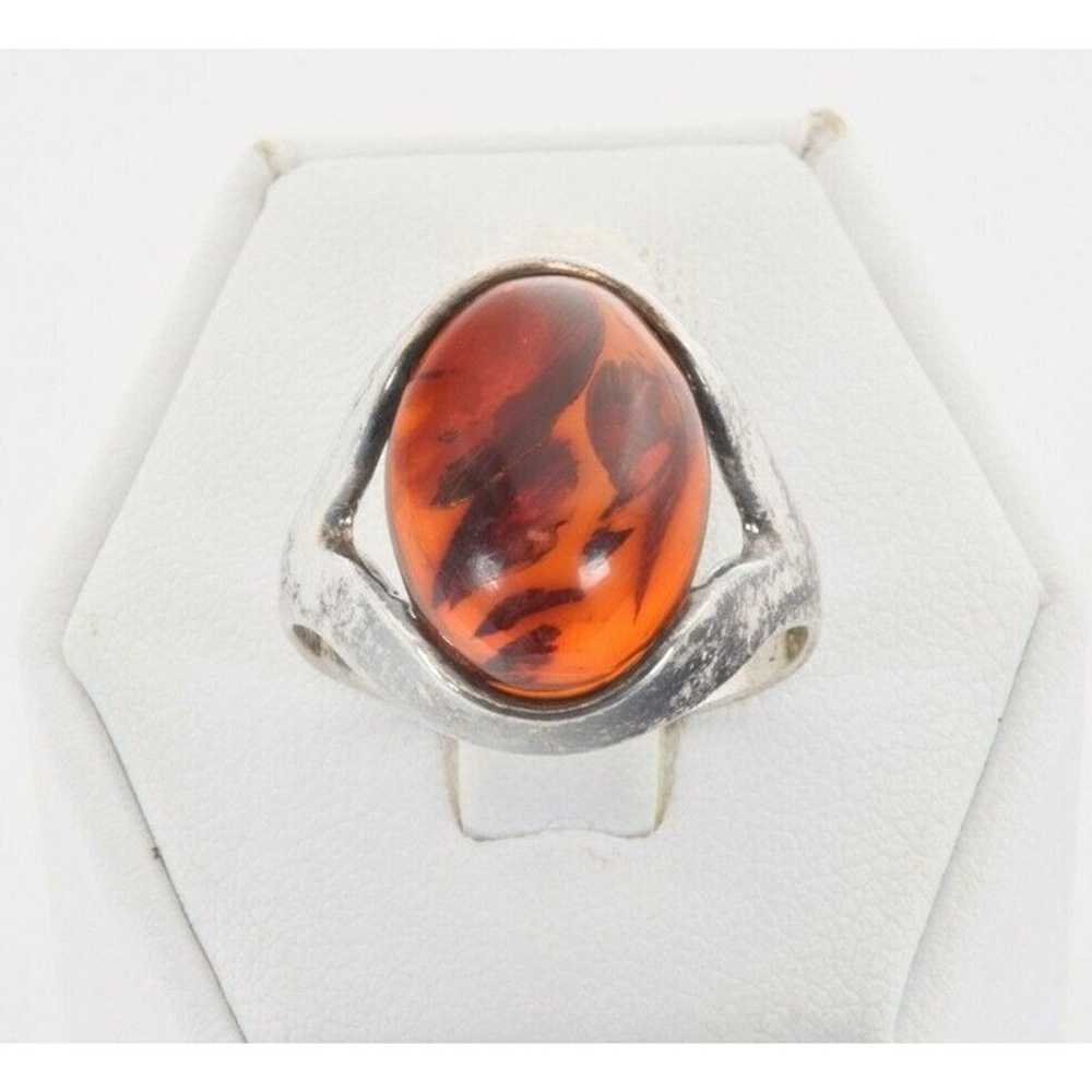 VINTAGE 1960's Einer Fehrn Baltic Amber Solid Ste… - image 2