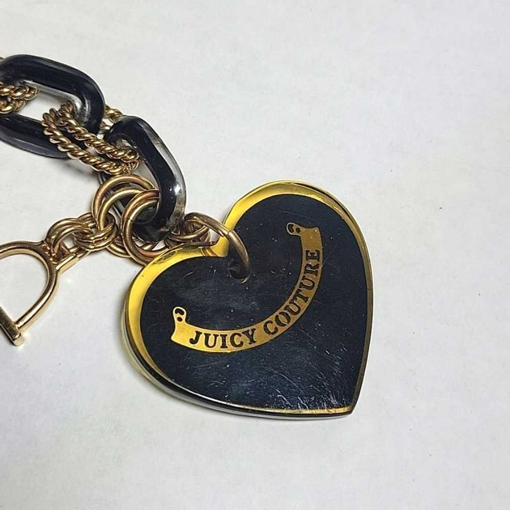 Y2k Vintage Juicy Couture Chunky XL Black & Gold … - image 5