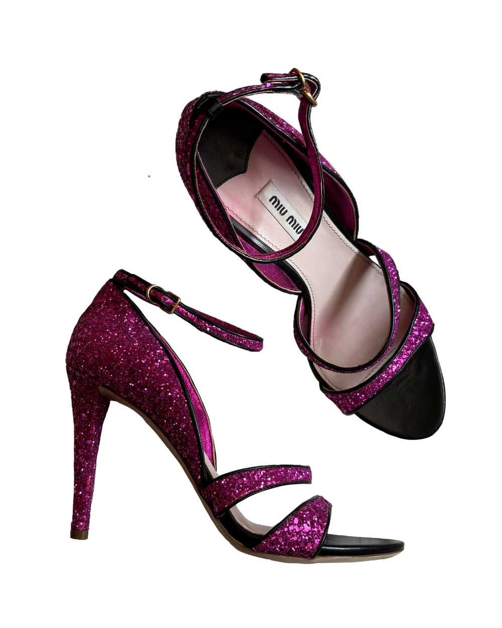 2011 Miu Miu Glitter Heels (10) - image 2