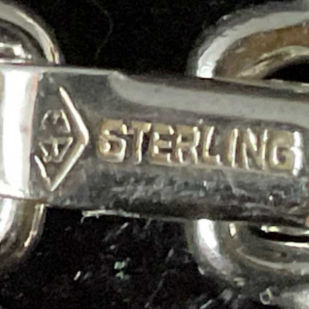 Vintage Engle Brothers Sterling and Crystal State… - image 7