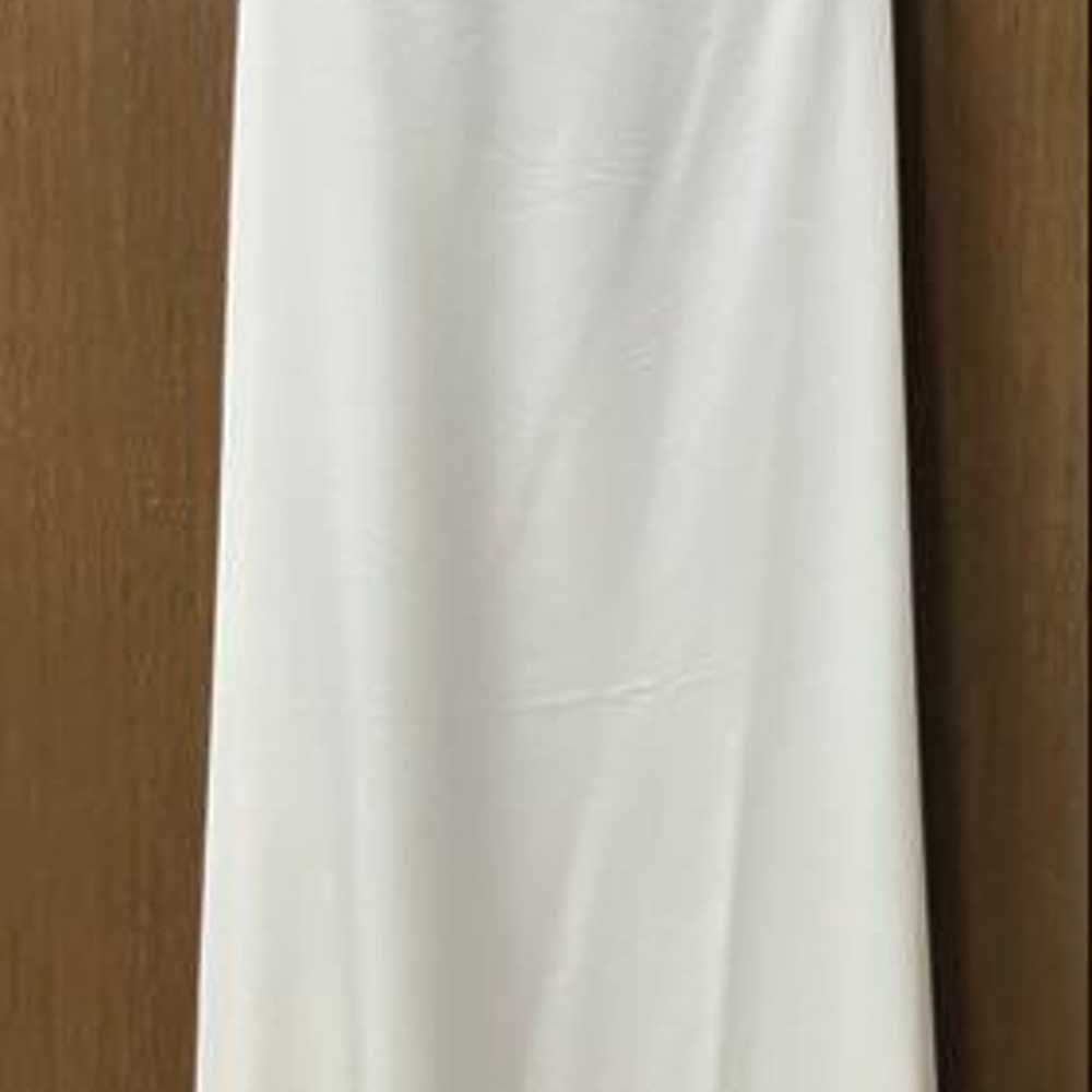 Wedding dress, long dress, white, size 7. - image 1