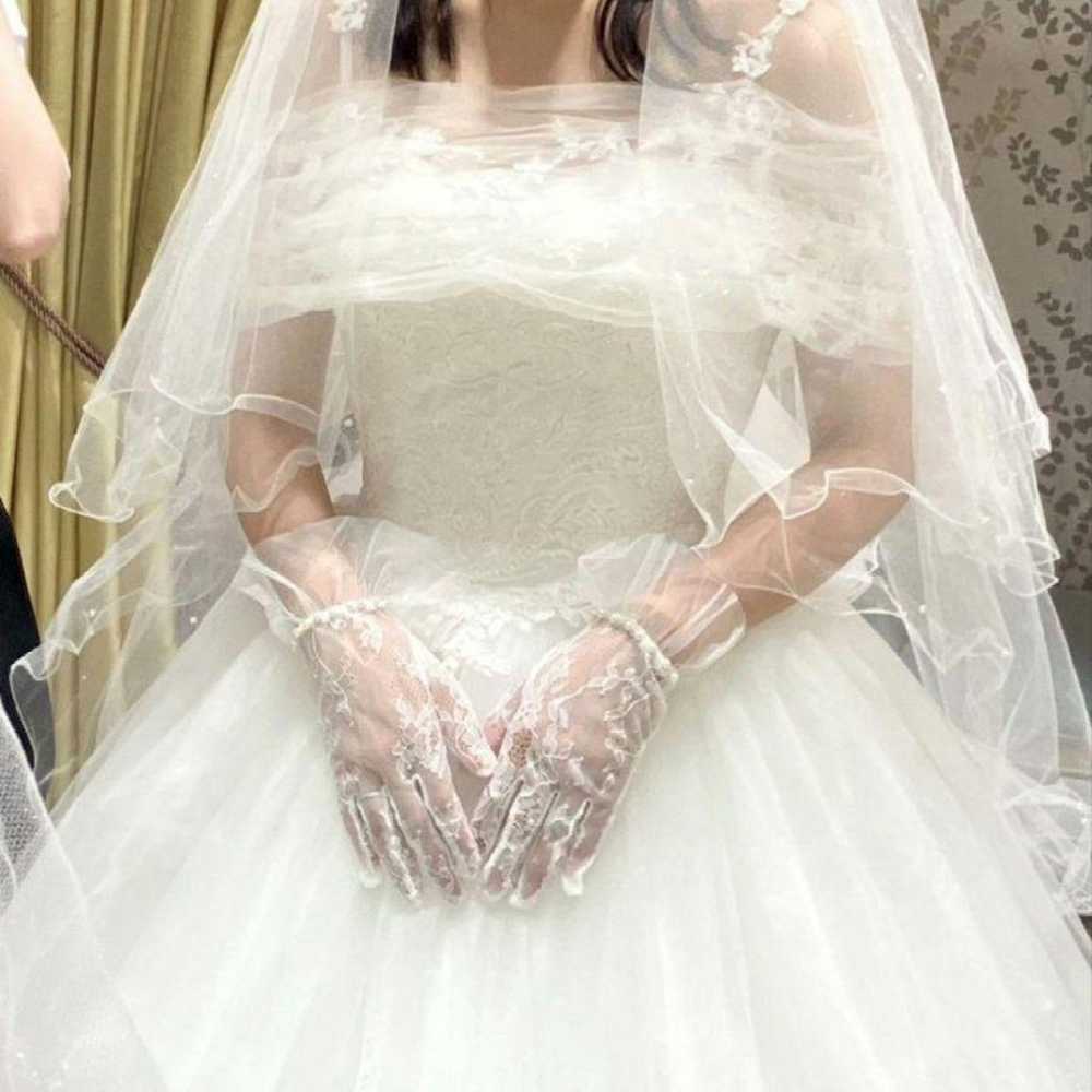 Wedding dress off-shoulder off-shoulder - image 3