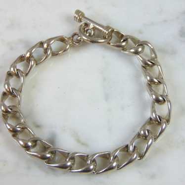 Womens Vintage Estate Sterling Silver Bracelet 28.