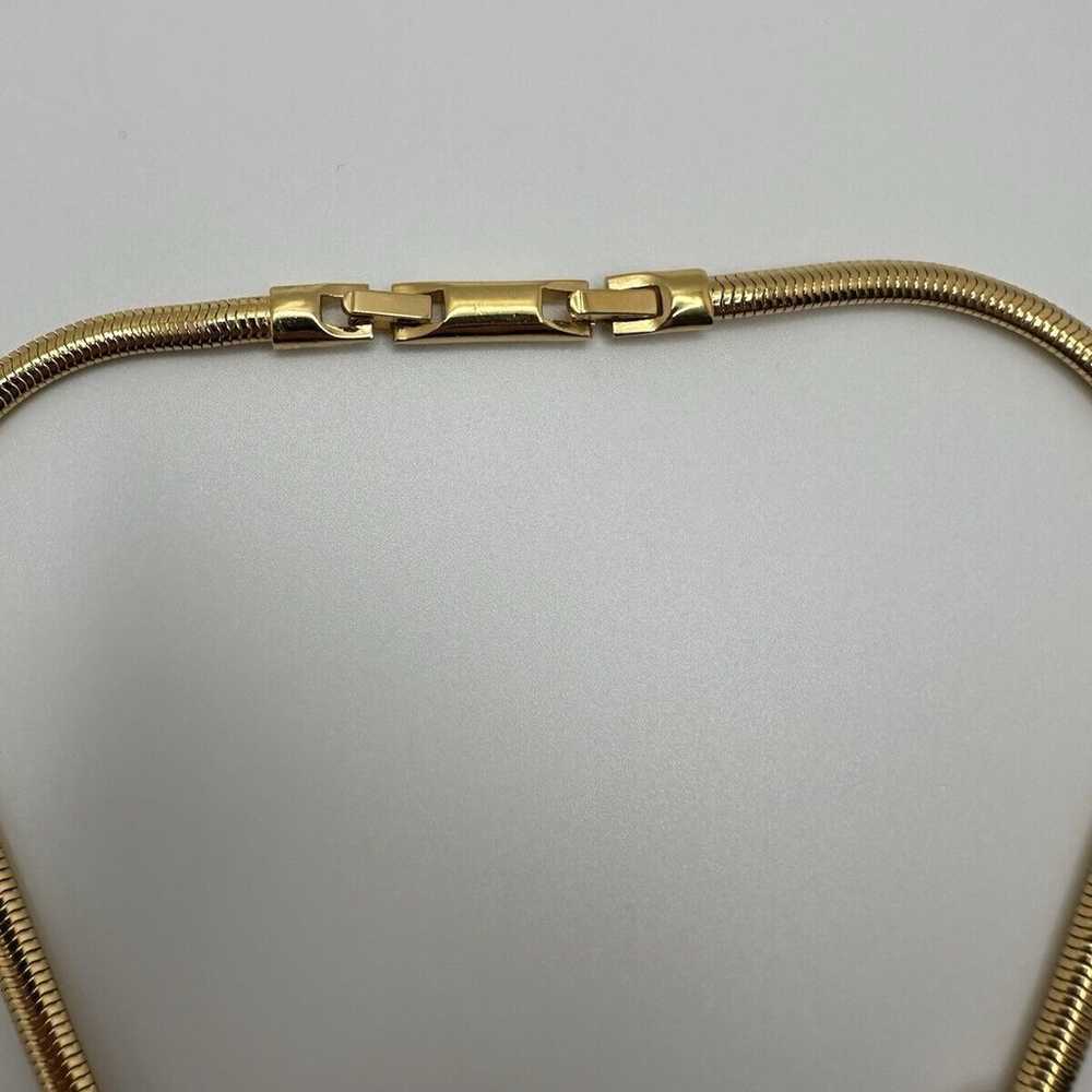 Vintage Crown Trifari Gold Necklace Museum Qualit… - image 9