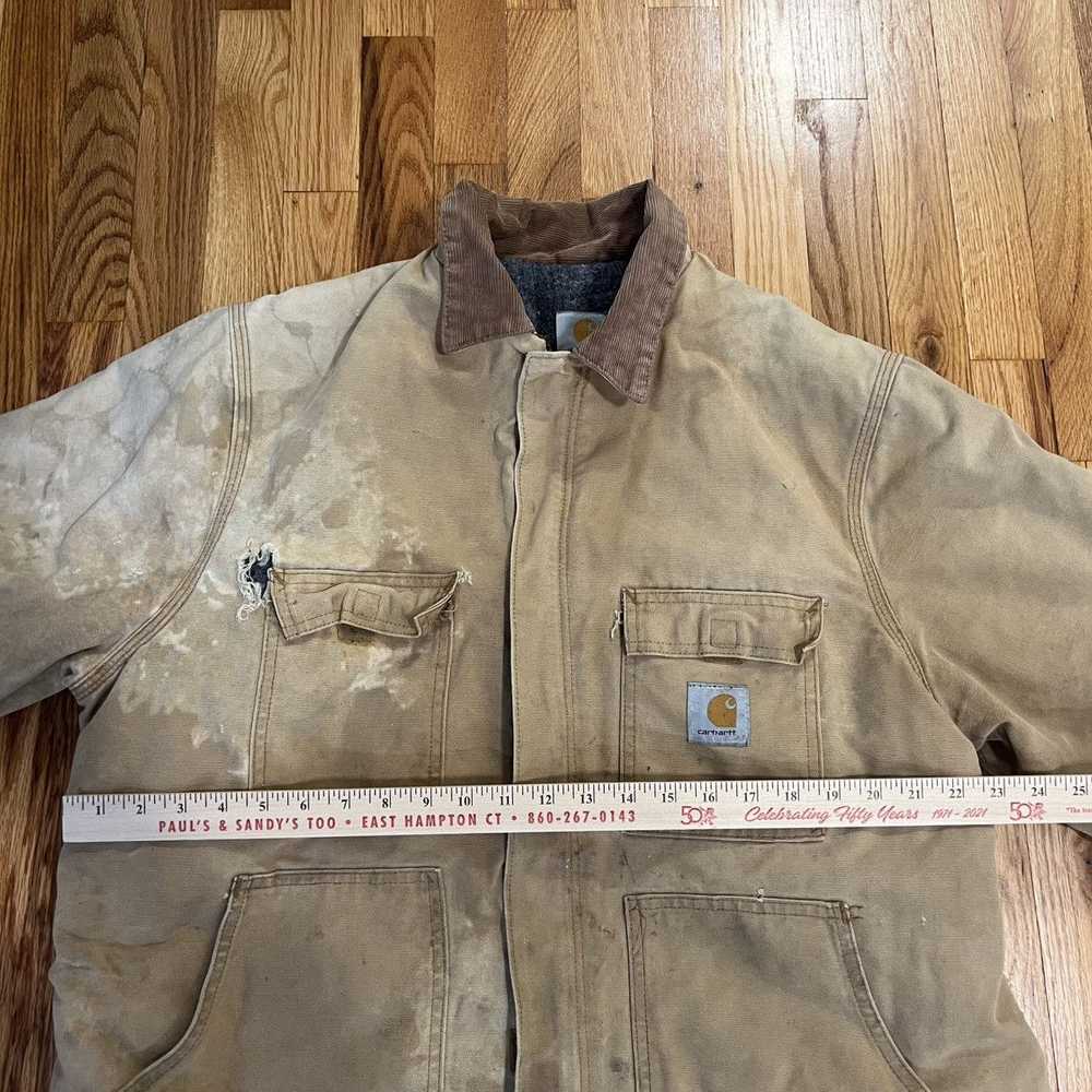 Carhartt × Vintage Heavyweight carhartt jacket si… - image 3