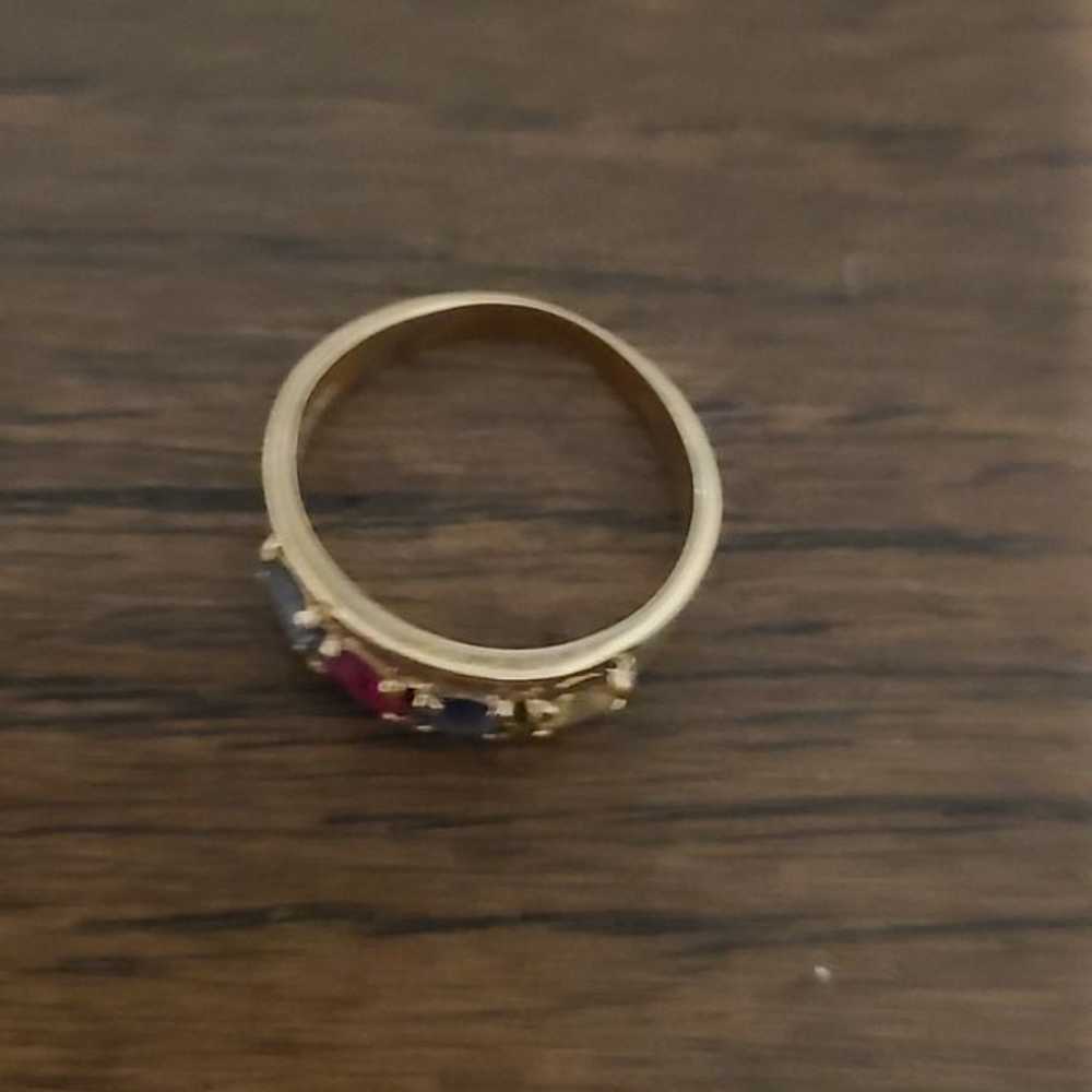 Vintage 10k gold mothers ring - image 3