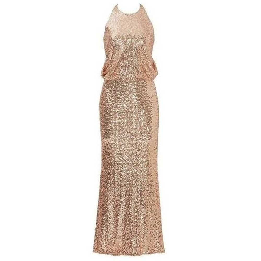 Badgley Mischka Maria Gown in Blush 16 Womens Lon… - image 11