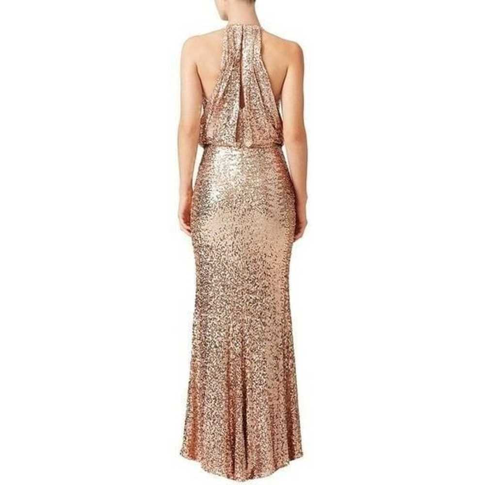 Badgley Mischka Maria Gown in Blush 16 Womens Lon… - image 2