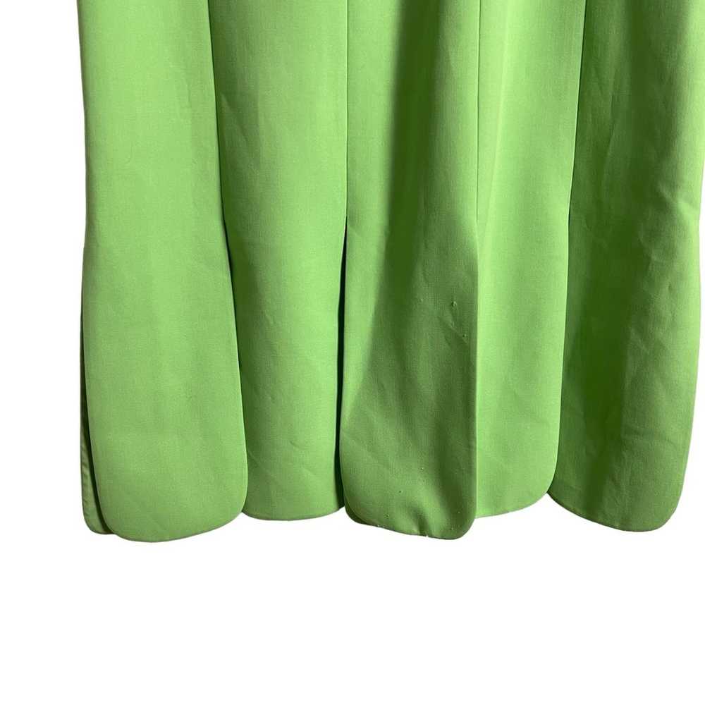 Alexis Dalia Split Scallop Green Sleeveless Midi … - image 11