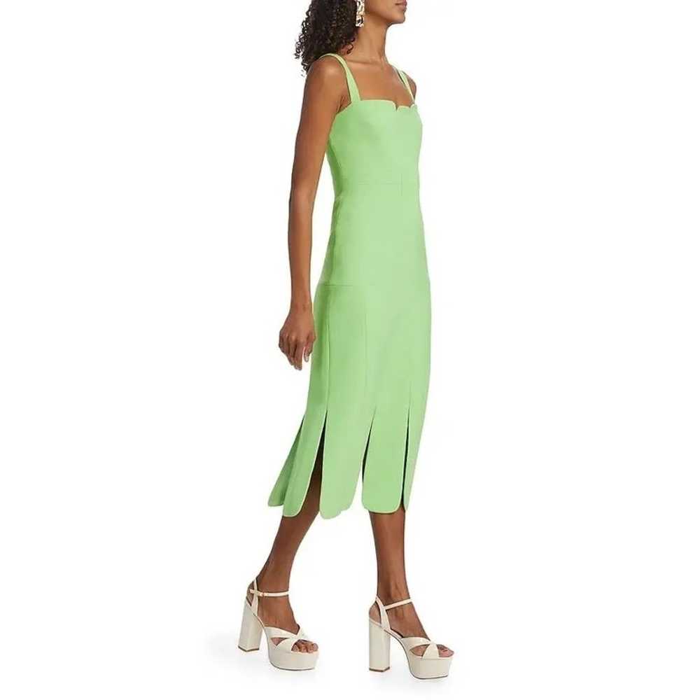 Alexis Dalia Split Scallop Green Sleeveless Midi … - image 2