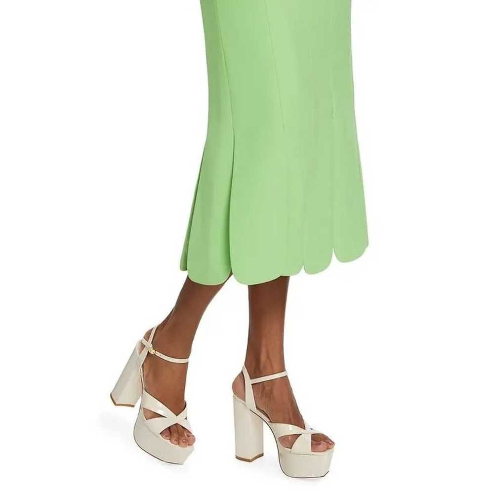 Alexis Dalia Split Scallop Green Sleeveless Midi … - image 3