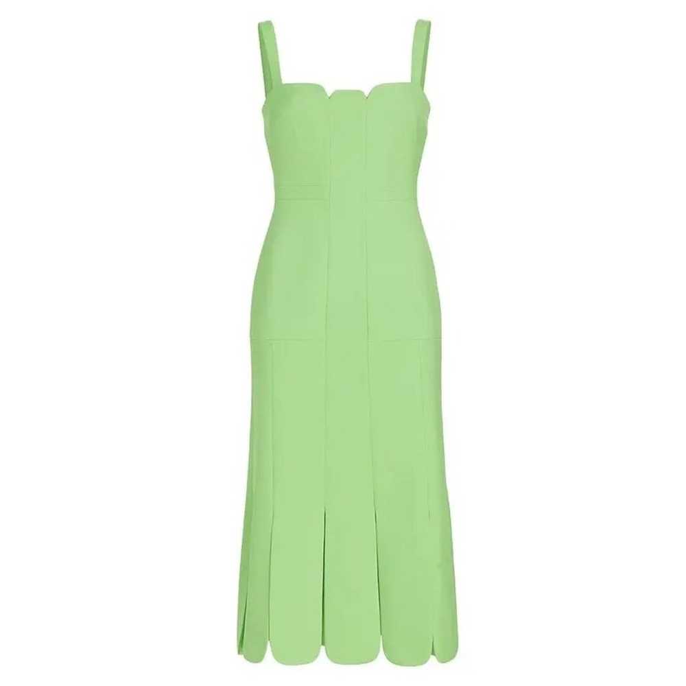 Alexis Dalia Split Scallop Green Sleeveless Midi … - image 4