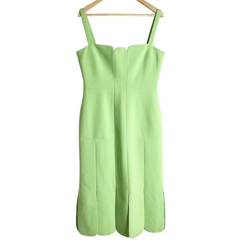 Alexis Dalia Split Scallop Green Sleeveless Midi … - image 6