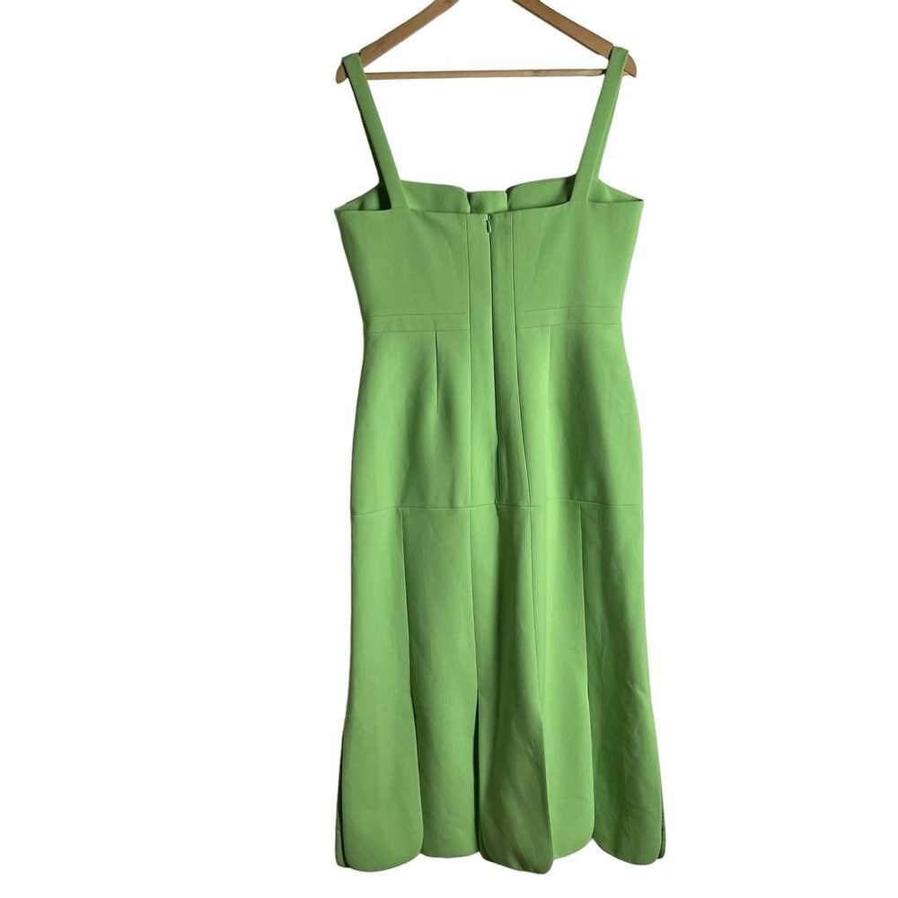 Alexis Dalia Split Scallop Green Sleeveless Midi … - image 9