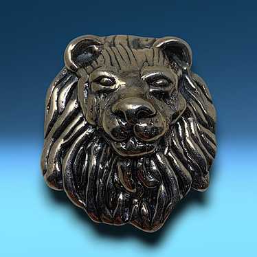 Vintage Yaacov Heller Leo Lion 925 Sterling Silver