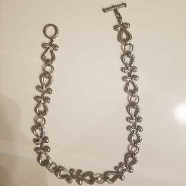 Vintage sterling silver necklace chain - image 1