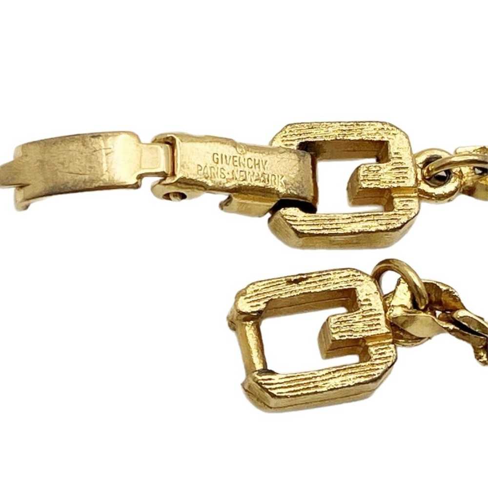 Givenchy [Authentic] Gold Bijoux Double G Serpent… - image 6