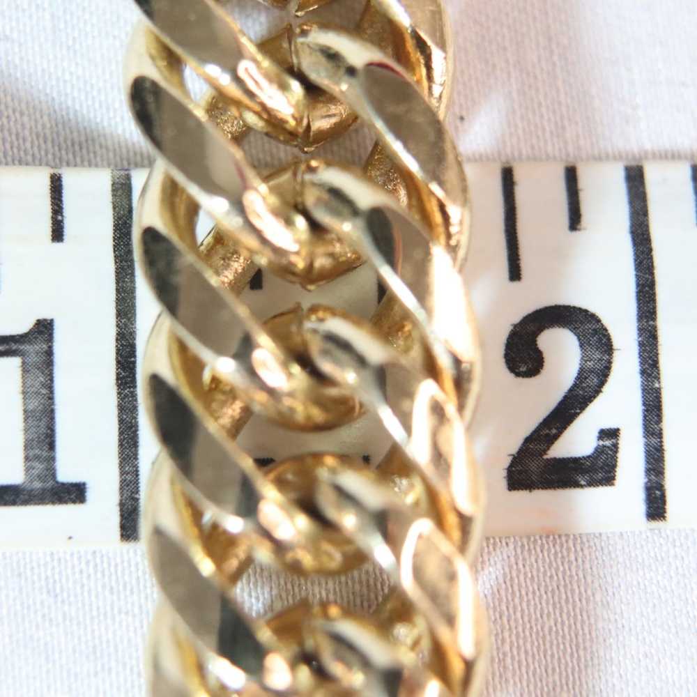 Givenchy Chunky Curb Chain Bracelet Gold Plated T… - image 7