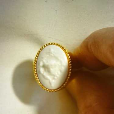 RARE Versace Vintage Medusa Cameo ring