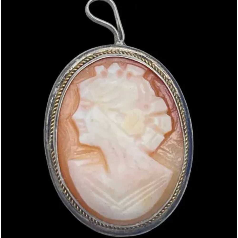 Lot of 5 - Sterling Silver Cameo Jewelry Vintage … - image 5