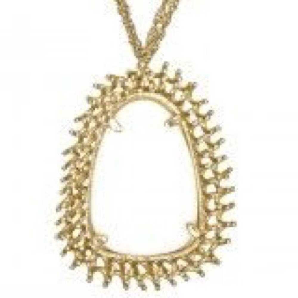 Kendra Scott White Ziggy Necklace - image 1