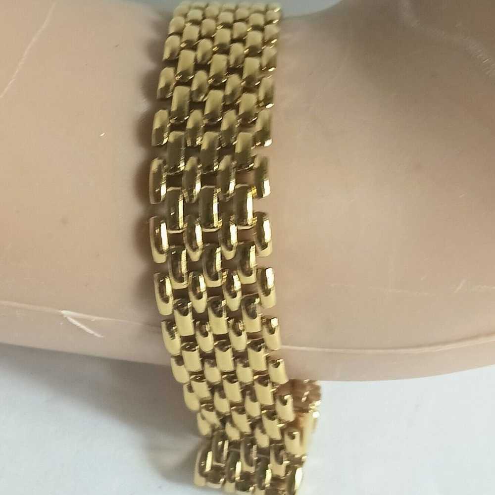 Napier Vtg Gold Plated Panther Link 16" Necklace … - image 2