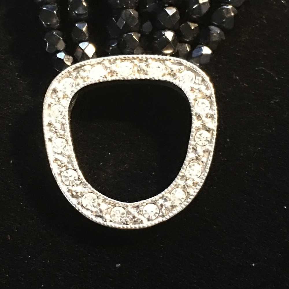 KJL for Avon Leopard head black torsade necklace - image 10